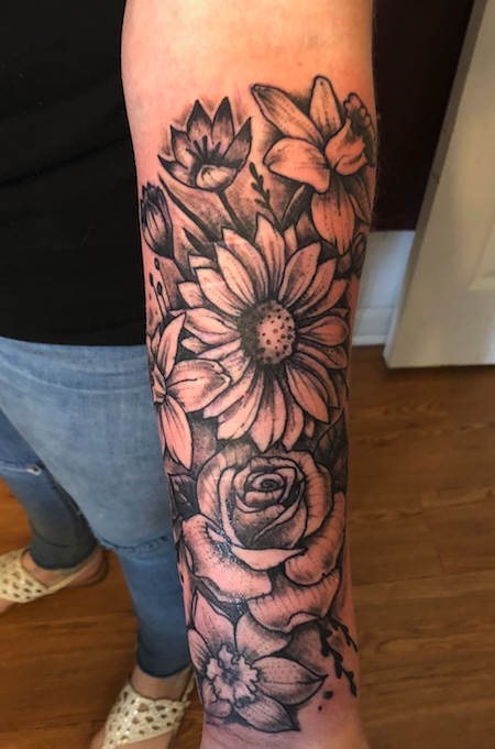 Tattoos - more flowers - 138147